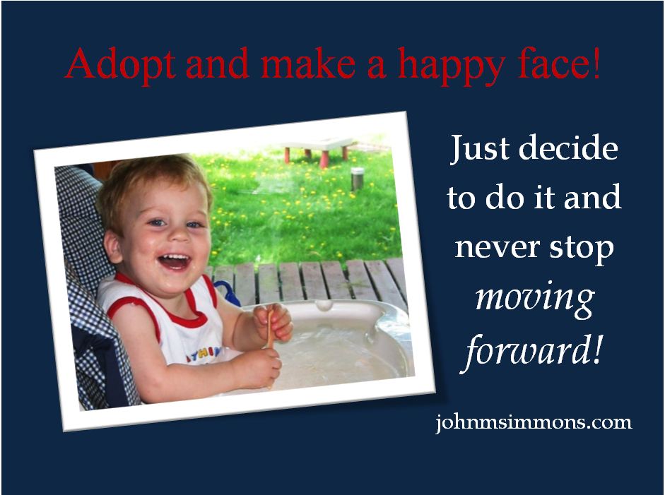 Adopt and make a happy face