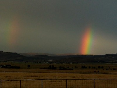 Rainbow in Kamas Utah