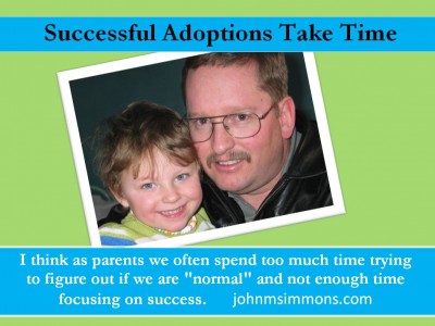 Successful adoptions take time