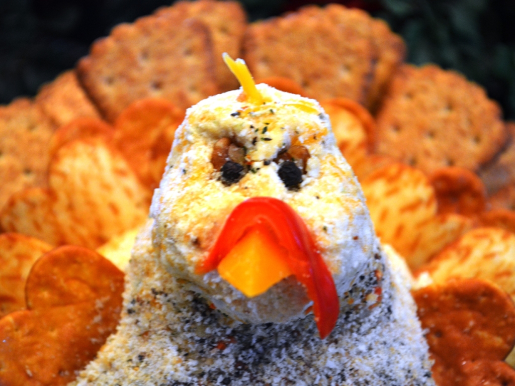Make Amy's Turkey Cheese Ball and watch your friends and family gobble him up!