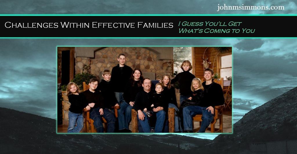 Challenges within effective families